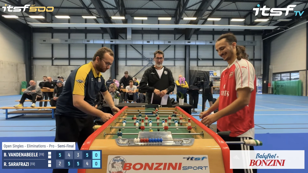 Demi-finale Vandenabeel vs Sarafrazi